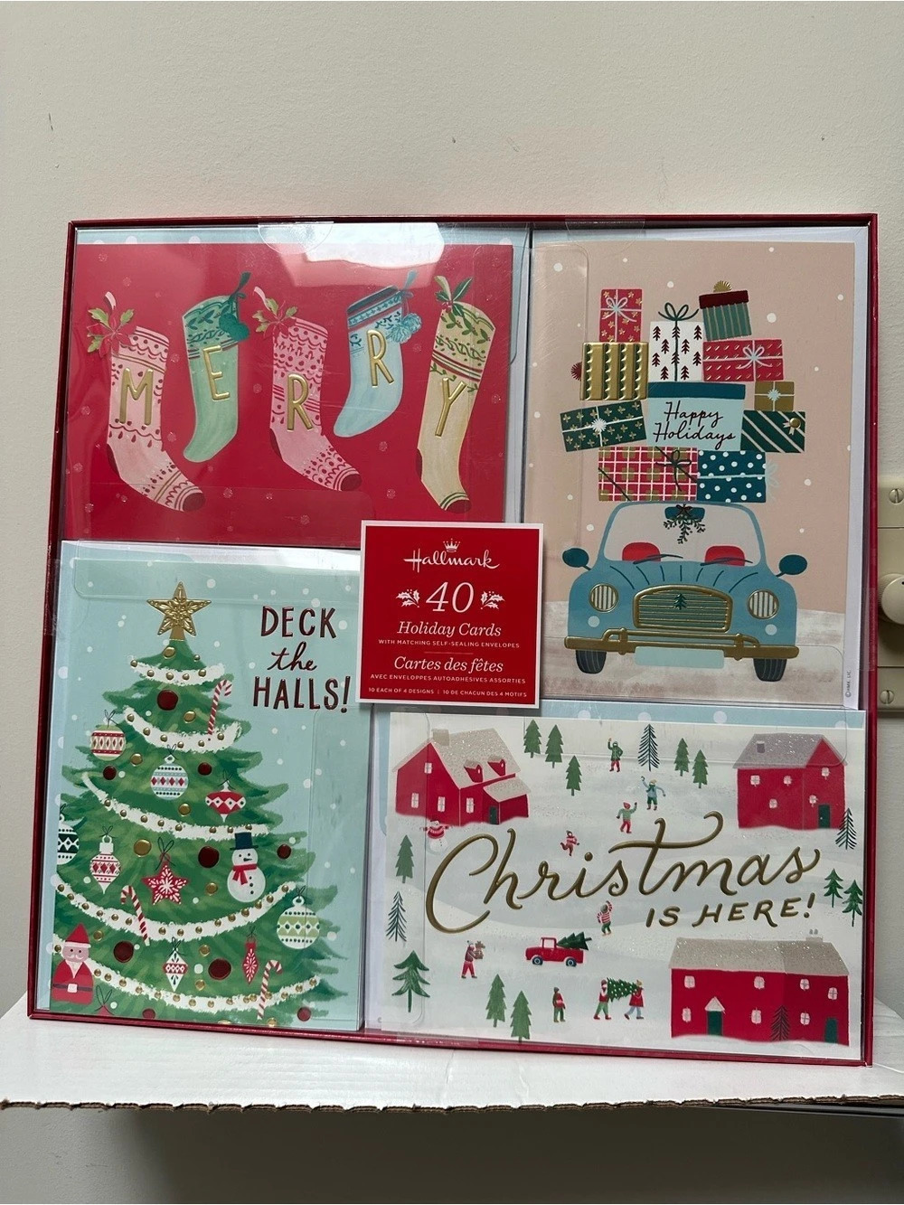 NWT Hallmark 40 Count Holiday Cards Assortment